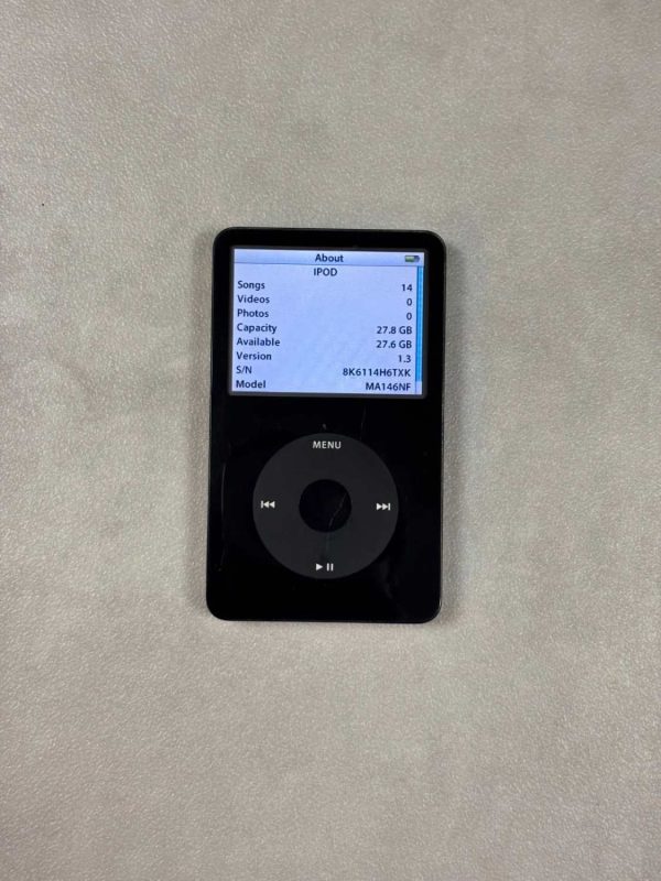 iPod Video 5th Gen Black - 30 GB